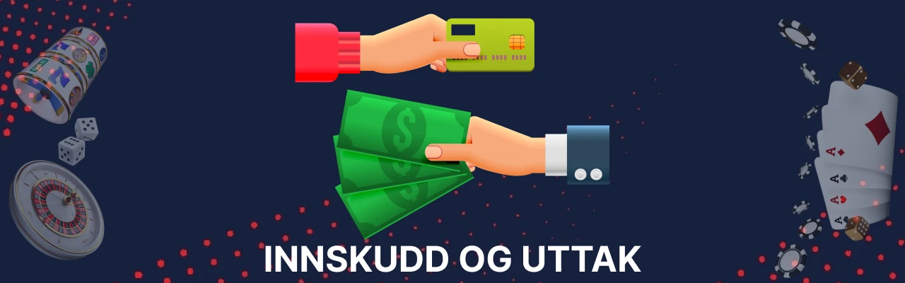 Innskudd og uttak hos betsson
