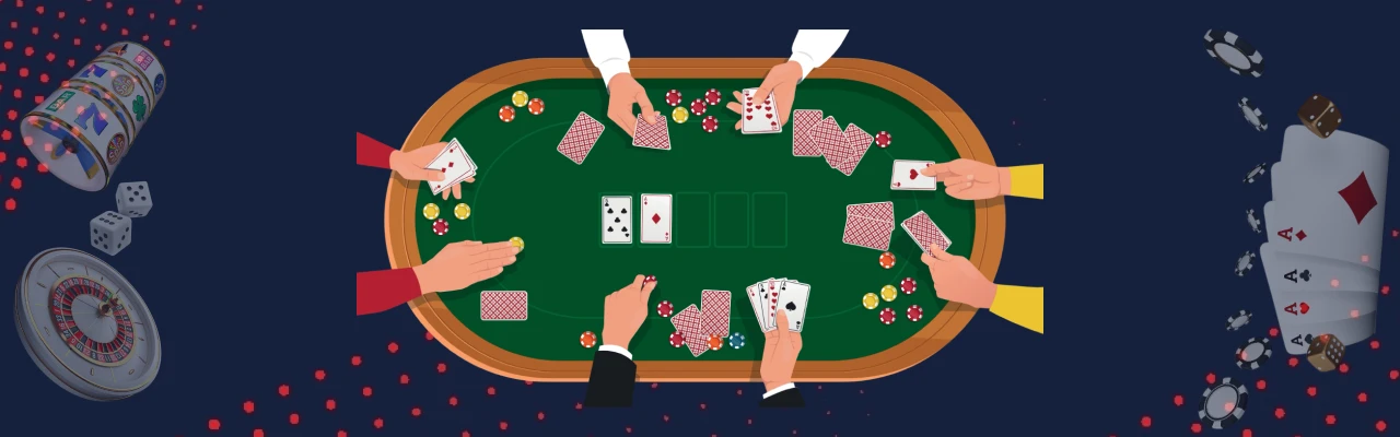 Live poker variant