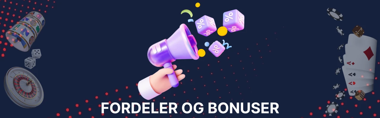 Fordeler og bonuser hos maria casino