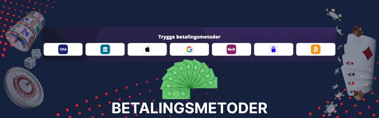 Casino days betalingsmetoder