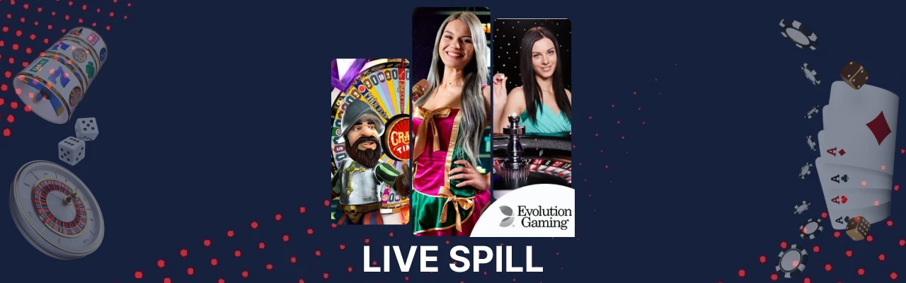 Evolution gaming live spill