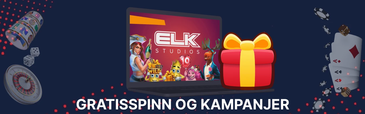 Gratisspinn hos elk studios