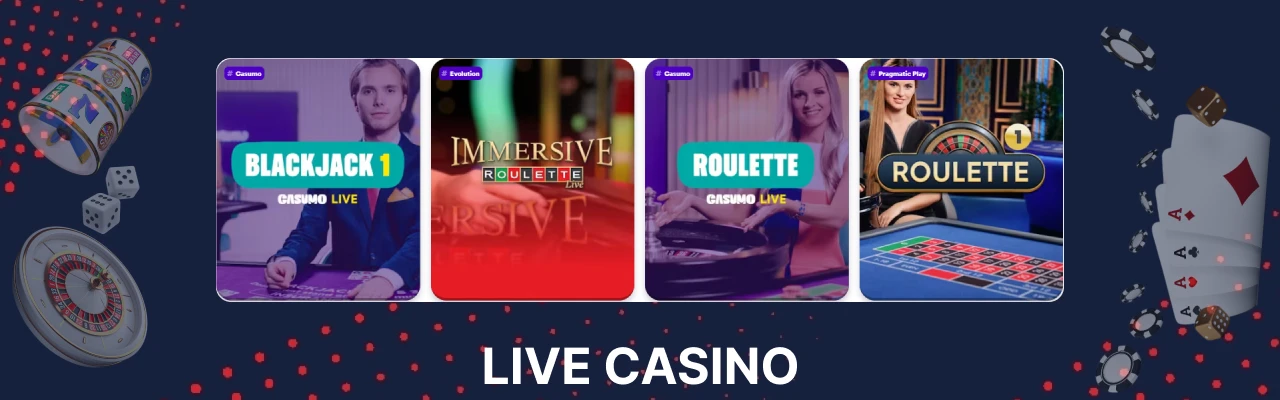 Live casino hos casumo