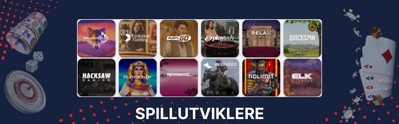 Spillutviklere hos casumo bonuser