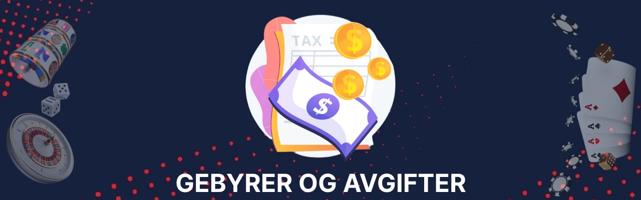 Gebyrer og avgifter pa neosurf