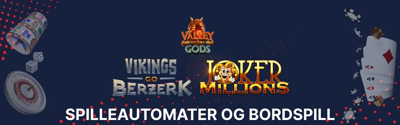 Spilleautomater og bordspill fra yggdrasil