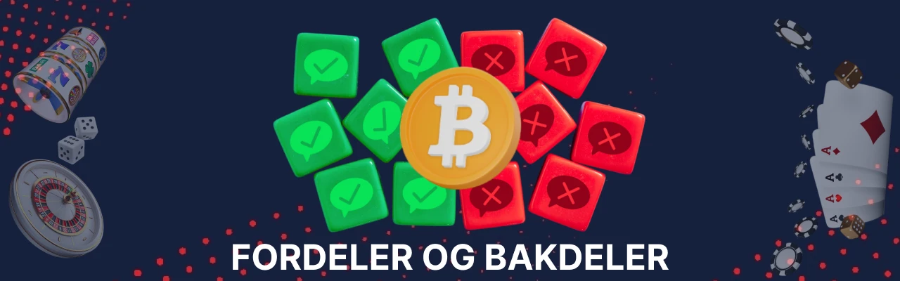 Fordeler og bakdeler med norske kryptocasino