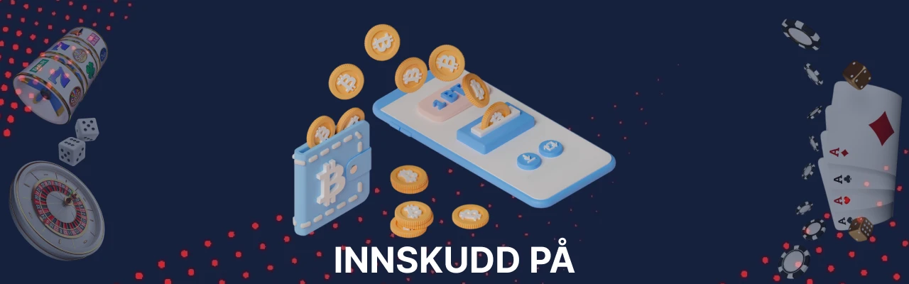 innskudd på et nettcasino med kryptovalutaer
