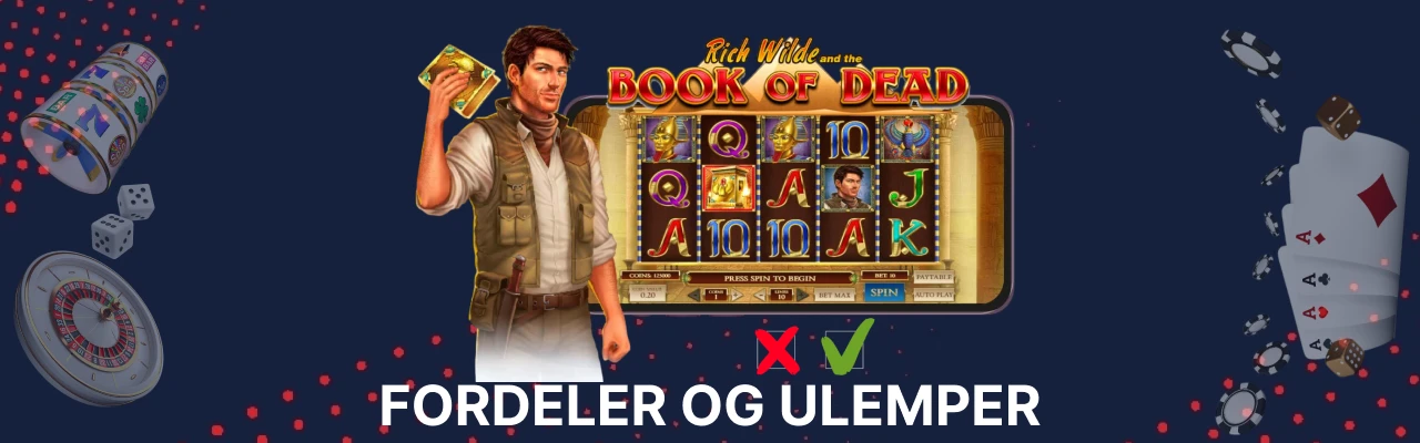 Fordeler og ulemper med book of dead