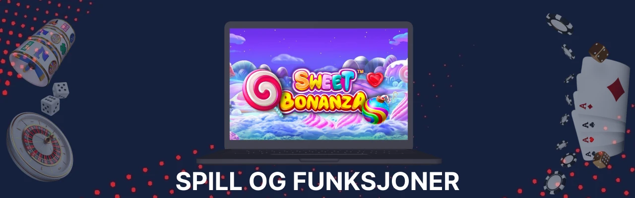 Funksjoner for sweet bonanza spillet