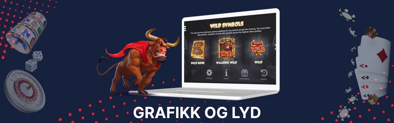 Spilleautomaten book of toro