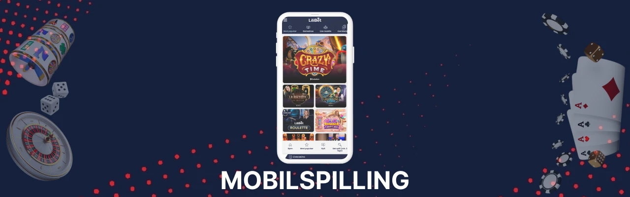 Lilibet live casino mobilspilling